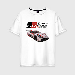 Женская футболка оверсайз Toyota Gazoo Racing Team, Finland