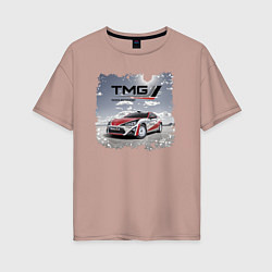 Женская футболка оверсайз Toyota TMG Racing Team Germany