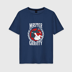 Женская футболка оверсайз Мастер Гравитации