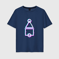 Женская футболка оверсайз Neon Game