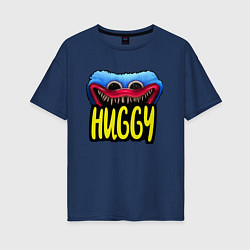 Женская футболка оверсайз Poppy Playtime: Huggy
