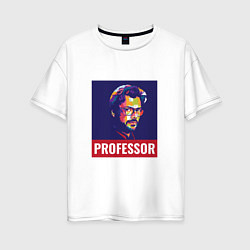 Женская футболка оверсайз Professor