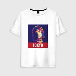 Женская футболка оверсайз Tokyo - Токио