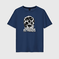 Женская футболка оверсайз Psychedelic - Monster