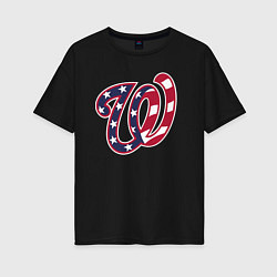 Женская футболка оверсайз Washington Nationals - baseball team