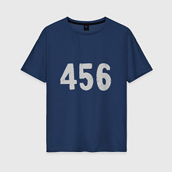 Женская футболка оверсайз 456 Игрок