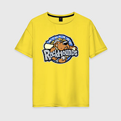 Женская футболка оверсайз Midland Rockhounds - baseball team