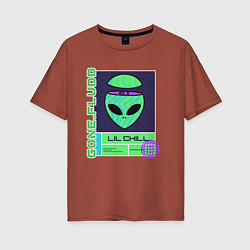 Женская футболка оверсайз GONE FLUDD UFO