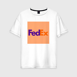 Женская футболка оверсайз Fed Ex