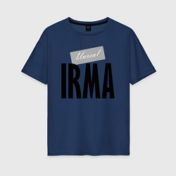 Футболка оверсайз женская Unreal Irma, цвет: тёмно-синий
