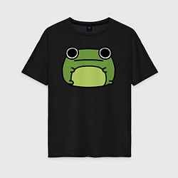 Женская футболка оверсайз Frog Lucky