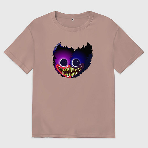 Женская футболка оверсайз Хаги Ваги 2022 New топ / Пыльно-розовый – фото 1