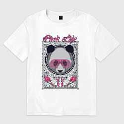 Женская футболка оверсайз Pink life!