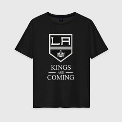 Женская футболка оверсайз Los Angeles Kings, Лос Анджелес Кингз