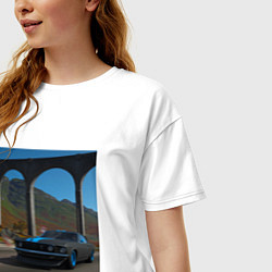 Футболка оверсайз женская Forza Horizon 5 FORD, цвет: белый — фото 2