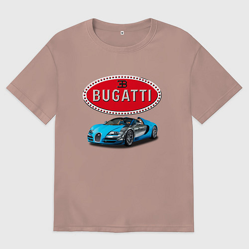 Женская футболка оверсайз Bugatti, Italy / Пыльно-розовый – фото 1