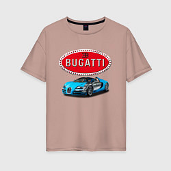 Женская футболка оверсайз Bugatti, Italy