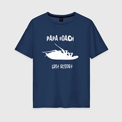 Женская футболка оверсайз Papa Roach , Папа Роач Рок