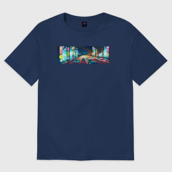 Женская футболка оверсайз Japan Punk