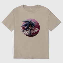 Женская футболка оверсайз Sonic Exe Video game Rose