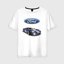 Женская футболка оверсайз Ford Racing team