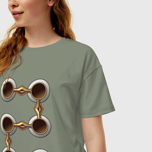 Женская футболка оверсайз Path of Exile - Tabula Rasa / Авокадо – фото 3