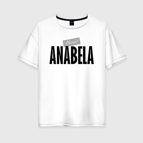 Женская футболка оверсайз Unreal Anabela / Белый – фото 1