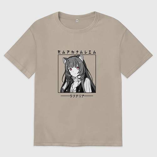 Женская футболка оверсайз Рафталия, The Rising of the Shield Hero / Миндальный – фото 1