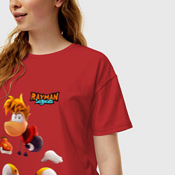 Футболка оверсайз женская Rayman Legends Веселый Рэймэн, цвет: красный — фото 2