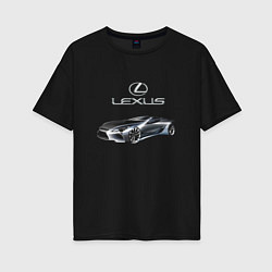 Женская футболка оверсайз Lexus Motorsport