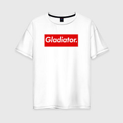 Женская футболка оверсайз Gladiator