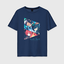 Женская футболка оверсайз Венти, Кэйа, Дилюк