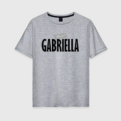 Женская футболка оверсайз Unreal Gabriella