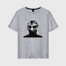 Футболка оверсайз женская Madvillainy, цвет: меланж