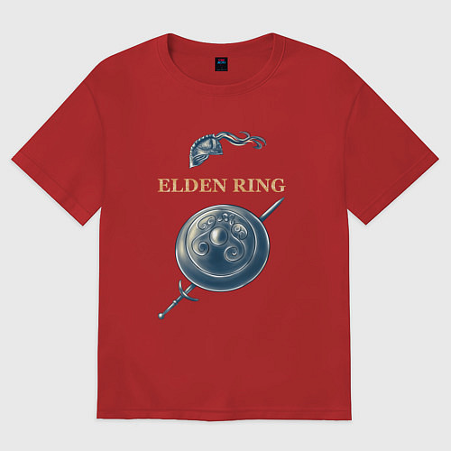 Женская футболка оверсайз Интересная игра / Красный – фото 1