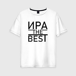 Футболка оверсайз женская ИРА THE BEST, цвет: белый