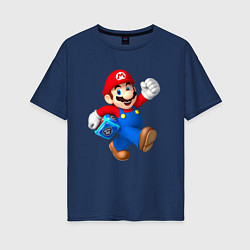 Женская футболка оверсайз Super Mario Hero!