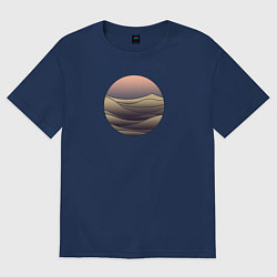 Женская футболка оверсайз Холмистые Горы