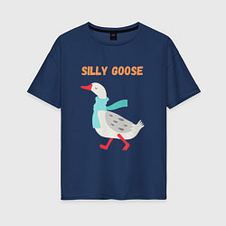 Женская футболка оверсайз Silly Goose