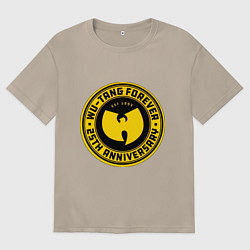 Футболка оверсайз женская Forеver WU, цвет: миндальный