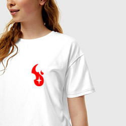 Футболка оверсайз женская Dead cells roguelike, цвет: белый — фото 2