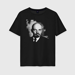 Женская футболка оверсайз Владимир Ленин