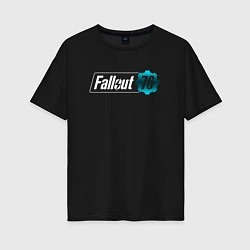Женская футболка оверсайз Fallout new vegas