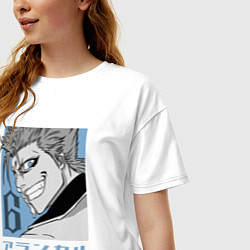 Футболка оверсайз женская Арранкар Гриммджоу, цвет: белый — фото 2
