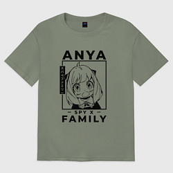 Женская футболка оверсайз Семья Шпиона Аня Форджер Spy x Family