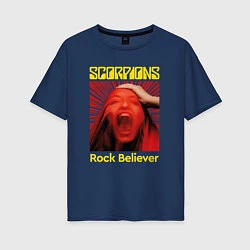 Женская футболка оверсайз Rock Believer Album