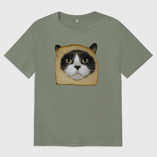 Женская футболка оверсайз Котохлебинг / Авокадо – фото 1