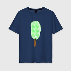 Женская футболка оверсайз Мороженое на палочке