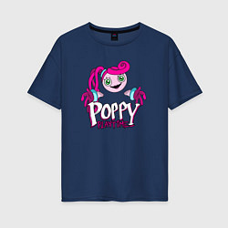 Женская футболка оверсайз Poppy Playtime Мама Длинные Ноги