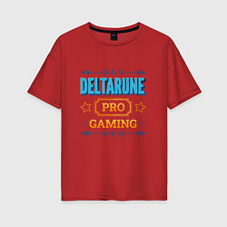 Женская футболка оверсайз Игра Deltarune PRO Gaming